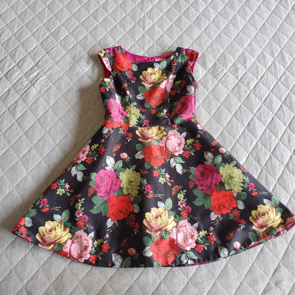 Baker by Ted Baker girls floral dress
 Size 7 - Picture 7 of 12